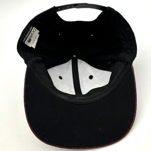 Vtg Bozkee Arizona Diamondbacks Baseball Hat Black Red Snakeskin Bill Snapback - Picture 6 of 9